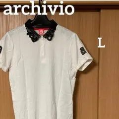 archivio アルチビオ　ゴルフ　ポロシャツ　レディース　L 白　メッシュのサムネイル