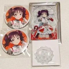 鹿角聖良　鹿角理亞　缶バッジ　GKSS 鹿角聖良 鹿角理亞 GKSS ガチャ SaintSnow 缶バッジ クリアカード