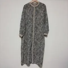 Bab ペイズリー柄 ロングワンピース 長袖のサムネイル