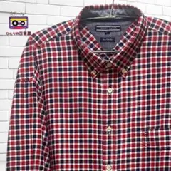 【海外直輸入アメリカ古着】TOMMY HILFIGER_長袖シャツ＿2XL