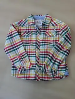 Arnold Palmer キッズ チェック柄 長袖シャツ 110cm