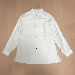 ブラミンク コットンツイル オーバーサイズシャツジャケット オフホワイト2