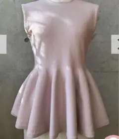 BIRTHDAY BASH PEPLUM KNIT TOPS PINK Mのサムネイル