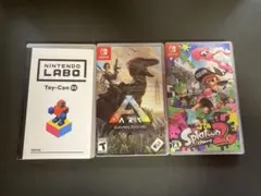 Nintendo Switch ソフト3点 ARK スプラトゥーン スイッチ