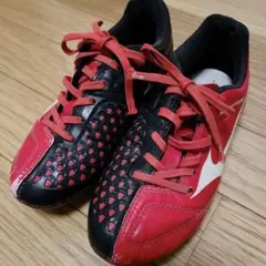 サッカーシューズ★子供★21.0センチ★フットサル★赤★