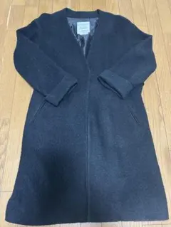 CIAOPANIC ノーカラーコート（ONE・ブラック）