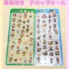 韓国限定　パンパンイ ボンボンドロップシール　2枚セット X508