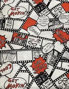 ☆American☆ネガフィルム☆POP☆薄手☆廃盤☆生地幅×50cmぐらい