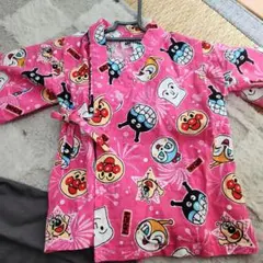 アンパンマン 甚平 サイズ100 ピンク