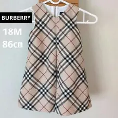 BURBERRY ノバチェック ワンピース ジャンパースカート 18Мのサムネイル