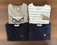 Tシャツ 4枚セット まとめ売り　保育園　車　プティマイン　POLO
