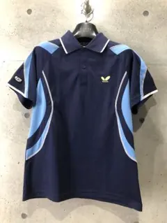 Butterfly 卓球 ポロシャツ Mサイズ ネイビー