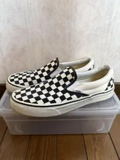 Vans チェッカーパターン スリッポン