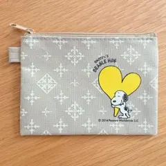 スヌーピー ミニポーチ PEANUTS 小物入れ ファスナー 10×14cm