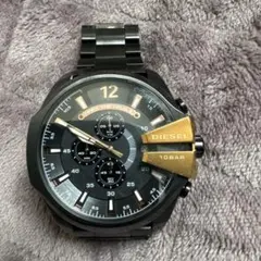 DIESEL DZ-4309 ブラックメタル腕時計