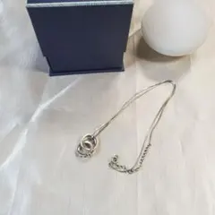 4℃ ネックレス シルバー silver 925 ウォータートパーズ 箱付き