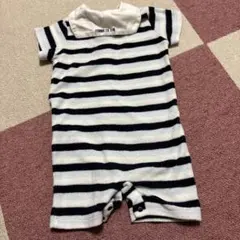 COMME CA ISM 襟付きロンパース 50〜70