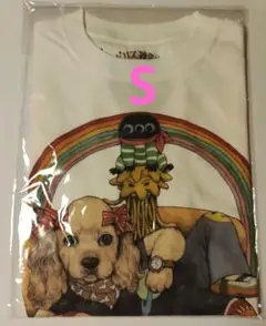 ボリス雑貨店　ヒグチユウコＴシャツ　ホワイトLOVE&PEACE Sサイズ ボリス雑貨店 ヒグチユウコTシャツ ホワイトLOVE&PEACE Sサイズ