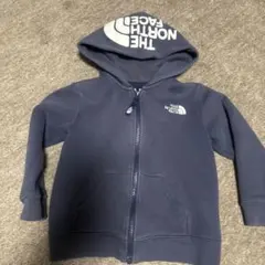 THE NORTH FACE ネイビー ジップアップパーカー110センチ