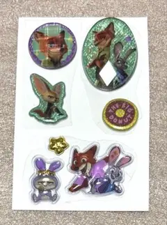 ボンボンドロップシール　ポップデコパーティ　ズートピア　おすそ分け