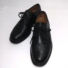 ドイツ名門　sioux　シオックス 本革　ウイングチップ　靴　シューズ　黒