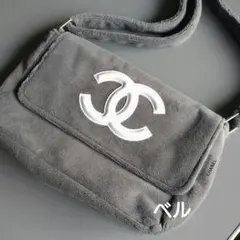 CHANEL モカブラウン ノベルティ CCロゴショルダーバッグ - メルカリ