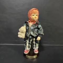 MRH 西洋 フィギュリン 人形 スカーフを巻いた子供 MATSUYAMA