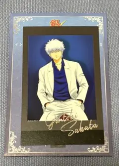 銀魂　インスタントカメラ風ランダムカード　レア　銀箔　スーツ　坂田銀時　2