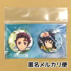 新品未開封/匿名配送/鬼滅の刃 缶バッジセット 炭治郎 義勇 ムービック