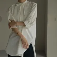 エトレトウキョウ ETRE TOKYO オックスボザムシャツ バンドカラー F 