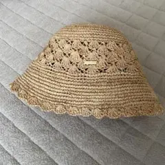 kaorinomori 麦わら帽子　バケットハット　クロシェハット