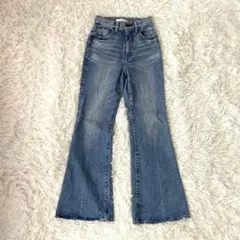 美品✨MOUSSY MVS FLARE フレアデニムライトブルー 赤耳 23