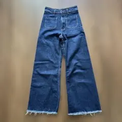 ZARA ザラ　レディース　ワイド　ボトムス　デニム　パンツ　ハイウエスト