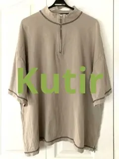 Kutir 綿100 メンズ　シャツ　ハーフジップシャツのサムネイル