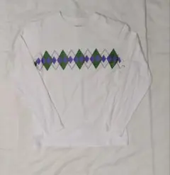 GapKids 150 長袖Tシャツ ダイヤモンドパターン