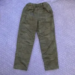 ユニクロ　暖パン　120 カモフラージュ　迷彩