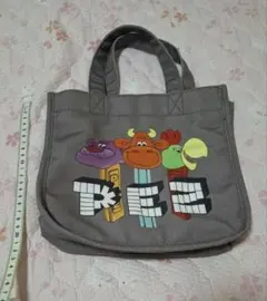 PEZ×SHOO.LA.RUE グレー 小型トートバッグ