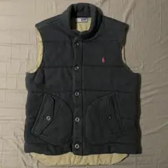 Polo by Ralph Lauren ポロ ブラック ベスト 中綿 USA製