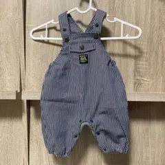 ストライプ オーバーオール 95cmまで対応