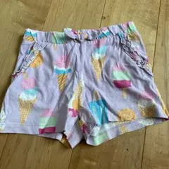 H&M アイスクリーム柄 ハーフパンツ 98/104
