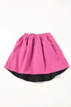 【60%OFF】新品子供服110リバーシブルスカート BIZZU ピンクブラックのサムネイル