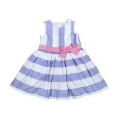 美品♡カーターズ　ノースリーブワンピース　Aライン　ベビー　キッズ　リボン