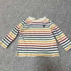 ダブルビー　ボーダー柄ロンT 90
