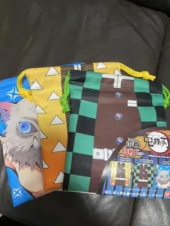 【鬼滅の刃】巾着3枚セット