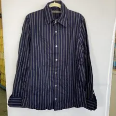 SH74 日本製 donjuan ドンファン ネイビー ストライプ サイズ48