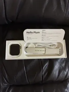 Hello Plum スマートウォッチ シルバー 本体