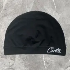 corteiz ビーニー スカルキャップ　y2k グランジ　ブラック