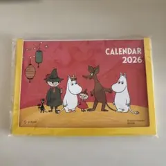2026年　ムーミン卓上カレンダー　日本生命