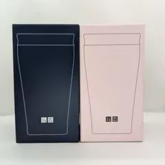 ユニクロ感謝祭 ノベルティ タンブラー　2個 ネイビー ピンク