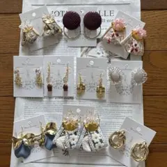 ハンドメイドピアスまとめ売りNO.15 10点1個150円